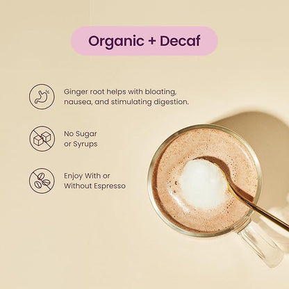 Blume Oat Milk Chai Latte - Organic Chai Source from India - Super Latte with Milk Thistle, Fennel and Ginger Root - Sugar-Free, Gluten-Free and Vegan - 30 Servings