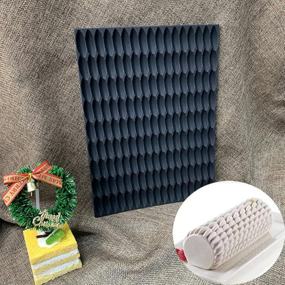 Generic Silicone Swiss Cake Mould Cake Mold Silicon Fondant Mat Impression Lace Moulds