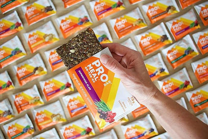 PROBAR - Meal Bar 12 Flavor Variety Pack - Natural Energy, Non-GMO, Gluten-Free, Plant-Based, Whole-Food Ingredients, 3 Ounce Bars (Pack of 12) - Flavors May Vary