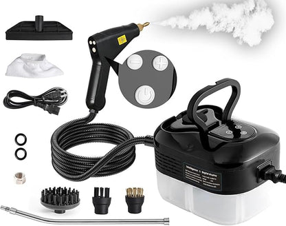 Handheld Steam Cleaner, 2500W Pressurized Multi-Surface Steam Cleaner for Home Use, Car Steamer For Cleaning Auto Detailing Kitchen Floors Tools