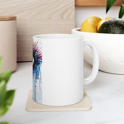 11 OZ Novelty Coffee Mug – Eye-Catching Colorful Design – Fun Ceramic Cup for Coffee, Tea, or Cocoa – Unique Christmas Gift for Friends, Family, Coworkers & Coffee Lovers