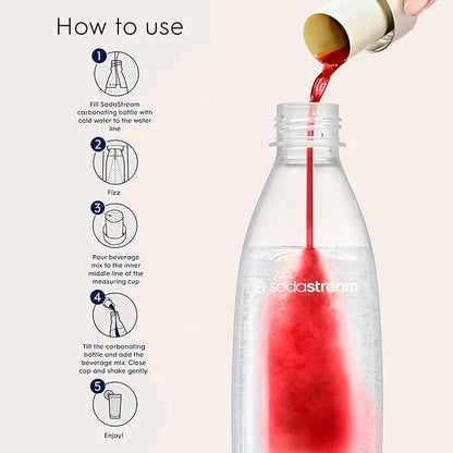 SodaStream Bubly Burst Cherry Lemonade Drink Mix (440ml, Pack of 4)