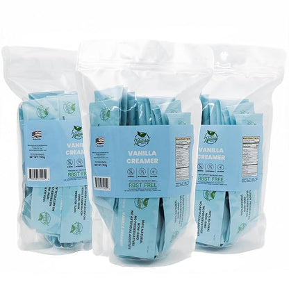 Simply Natural Vanilla Sweetened Condensed Milk Creamer Single-Serve 10 grams sachet, All Natural Coffee/Tea Creamer (70 sachets bag, Vanilla flavor)