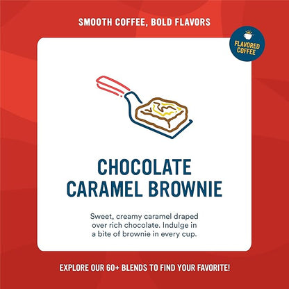 Cameron's Coffee Roasted Ground Coffee Bag, Chocolate Caramel Brownie, 32 Ounce