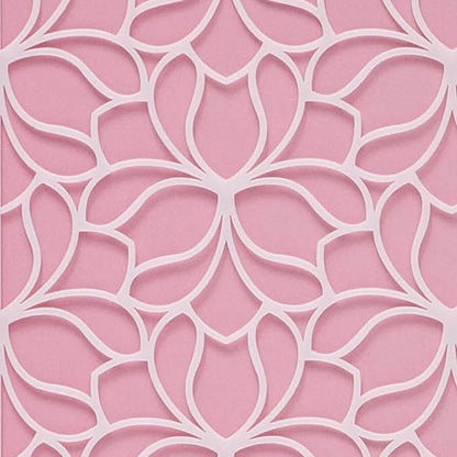 Large Cake Decorating Stencil (IRIE) Iris Flower Pattern