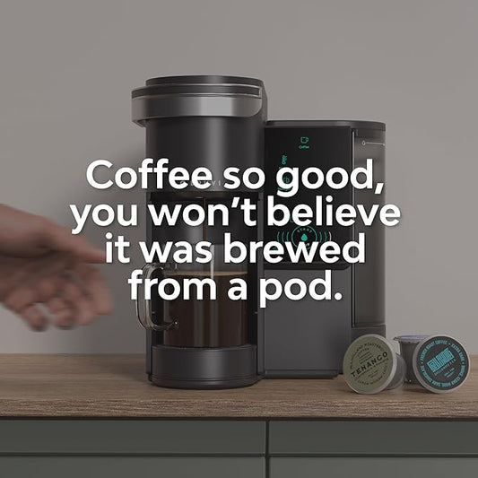 The Bundle | Single-Serve Coffee System | Includes 20 Coffee and Espresso B-Pods Coffee Brewer