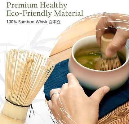 Matcha Whisk Set, Matcha Bowl with Spout, 8PCS Matcha kit, Matcha Whisk and Bowl, Matcha Chasen, Bamboo Scoop, Scoop Rest, Sifter and Tea Towel, Gifts and Ceremony Set for Macha Lovers.(Gradient)