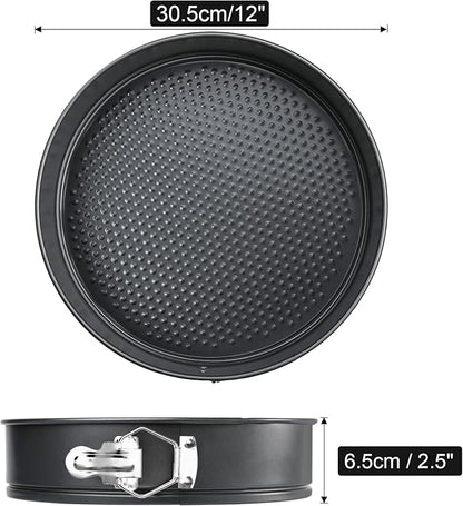 Webake Springform Pan 12 Inch, Nonstick Cheesecake Pan with Removable Bottom Large Cake Tin Baking Mold for Christmas Birthday Baby Shower