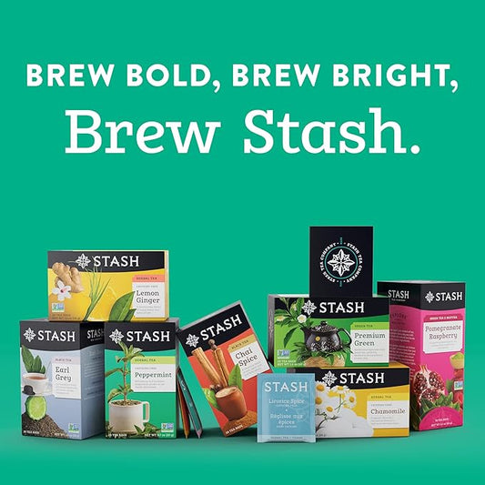 Stash Tea Sweet Honeydew Green Tea - Caffeinated, Non-GMO Project Verified Premium Tea with No Artificial Ingredients, 18 Count (Pack of 6) - 108 Bags Total