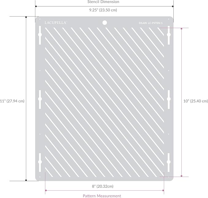 Cake Decorating Stencil for Tall Buttercream Cake, Royal Icing, Ganache, Paint, Airbrush (ORIO)