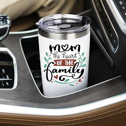 Birthday Gifts for Mom - 20 oz Stainless Steel Insulated Coffee Tumbler with Lid - Mom Birthday Gifts from Daughter Son, Mothers in Law, Mama, Grandma Gift Ideas, Tumblers for Women