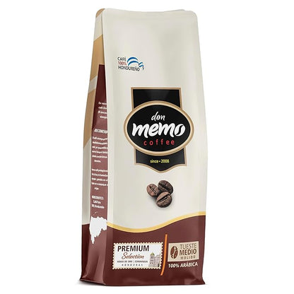 Don Memo Medium Roast Ground Coffee 12 oz – Single-Origin Honduran Arabica, Small Batch, Smooth & Balanced