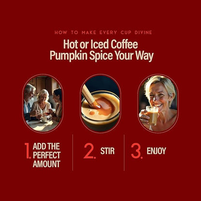 RIO Pumpkin Spice Coffee Syrup, Perfect for Hot or Iced Drinks & Desserts, Warm & Spicy Flavoring Sweetened with Pure Cane Sugar, Barista-Grade Flavor Syrups for Coffee Drinks at Home & Work - 700ml