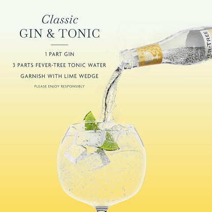 Fever-Tree Premium Tonic Water, Indian, 163.2 Fl Oz (Pack of 24)