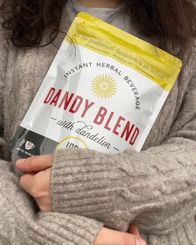 156 Cup Bag of Certified Organic Dandy Blend Instant Herbal Beverage with Dandelion, 11 oz. (312g) Bag