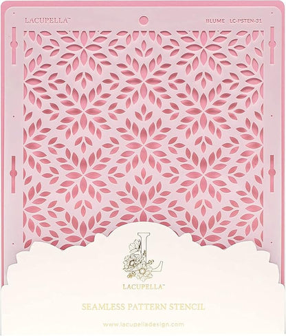 Cake Decorating Stencil for Tall Buttercream Cake, Royal Icing, Ganache, Paint, Airbrush (Blume)