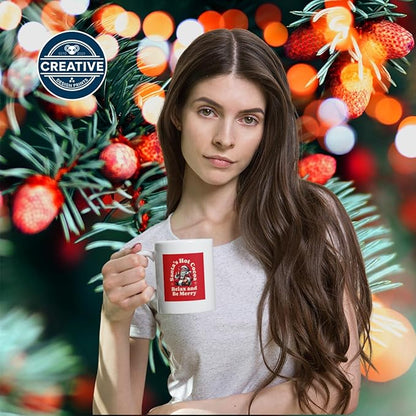 11 OZ Novelty Coffee Mugs - Christmas Gift (Christmas-themed hot chocolate.)
