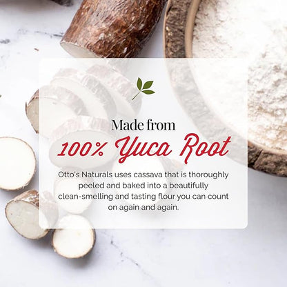 Otto's Naturals Multi-Purpose Cassava Flour, Non-GMO, Gluten-Free, Grain, Nut and Gum-Free, 1-to-1 Wheat Alternative, Paleo, AIP, 5 lb