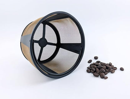 NRP Tall 14-cup Screen Basket Permanent Coffee Filter Replacement for KRUPS Coffeemaker EC422, 321-324 | Also fit other Drip Coffeemaker with Large Brew Section