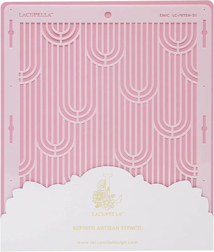 Large Cake Decorating Stencil (ENIC) Art Deco Pattern
