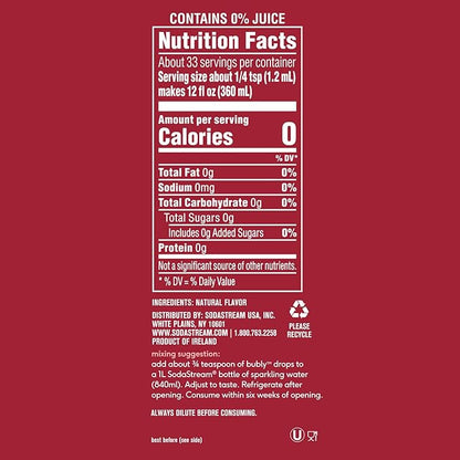 Sodastream bubly Drops, Mango, 1.36 Fl Oz (Pack of 3)