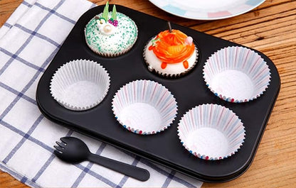 Tosnail 1000 Pack Paper Baking Cups Cupcake Liners Muffin Liner - Assorted 10 Styles