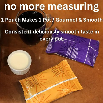 Sarasota Coffee Flavored Ground Packets | Southern Texas Butter Pecan | Gourmet Medium Roast Bulk Coffee Packs | Low Acid Mold Free Individual Pouches for 12 Cup | 2.5 Ounce Bags, 36 Count