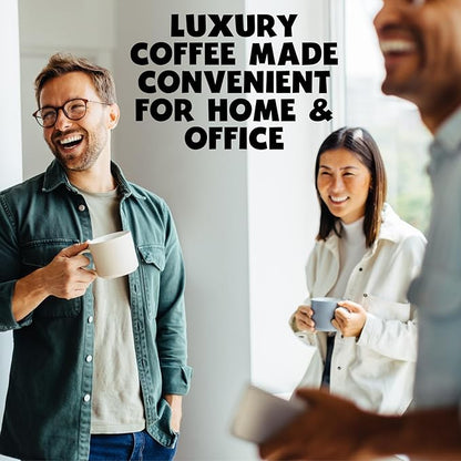 BestCUP Compostable Coffee Pods for Keurig: 16CT Extra Strong Medium Roast Coffee K Cups - Bold Rich With Notes of Chocolate | Compatible With 1.0 Brewers | Plastic-Free | Single-Serve | 16g Arabica