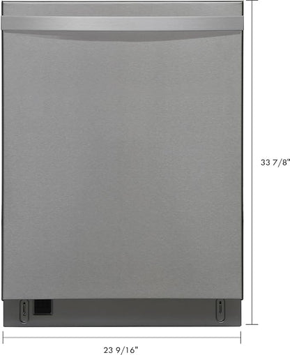 Kenmore Elite 24" Built-In Dishwasher - UltraWash Plus, TurboDry, QuietWash, SmartWash, TurboFlex Third Rack & Reach-Thru Handle - 15 Place Settings - 42 DBA - ENERGY STAR Certified - Stainless Steel