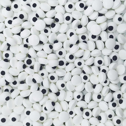 10mm Small Candy Eyes for Decorating Edible Candy Eyes Eyeballs Halloween Sprinkles for Cake Decorations, Baking, Ice Cream, Cookies, Cupcake Topper 3OZ