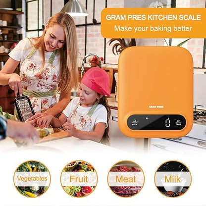 Digital Food Scale 11lb/0.01oz, Kitchen Scales Digital Weight Grams and Oz for Weight Loss, Baking and Cooking,LED Display