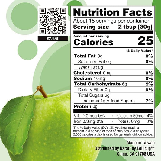 Tea Zone [1 Pound] Green Apple Popping Pearls, Bursting Pearls for Teas, Shakes, Smoothies, Dessert Toppings