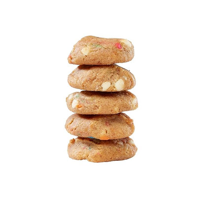 Rule Breaker Vegan & Gluten-Free Cookies | Birthday Cake Bites | Plant-Based, Dairy, Nut, Soy, Allergen Free, Kosher | Soft-Baked School Snacks for Kids and Adults (Pack of 6)