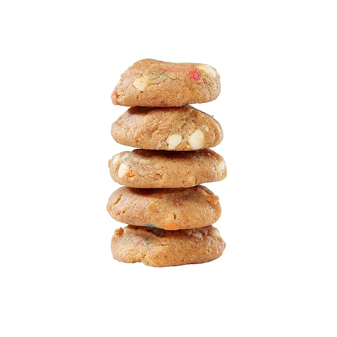 Rule Breaker Vegan & Gluten-Free Cookies | Birthday Cake Bites | Plant-Based, Dairy, Nut, Soy, Allergen Free, Kosher | Soft-Baked School Snacks for Kids and Adults (Pack of 3)