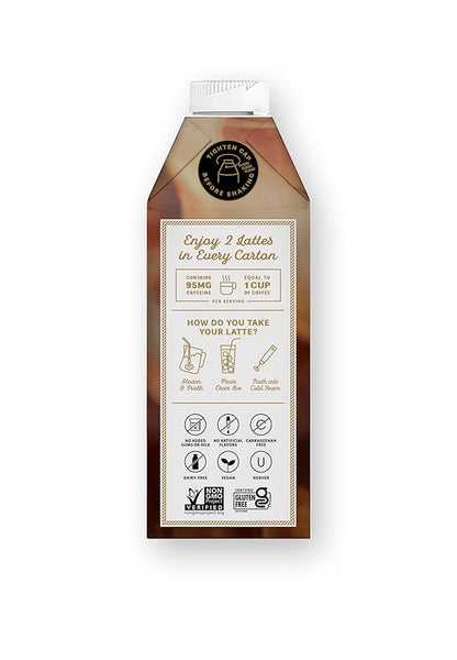 Elmhurst 1925 Pistachio Crème Latte – Plant-Based, Vegan, Dairy-Free Plant Milk Latte Made of Pistachio Milk, Cold Brew Premium Arabica with 95mg Caffeine & Sweet Cream Notes – 25.4oz (Pack of 6)