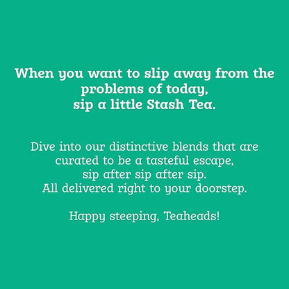 Stash Tea Double Bergamot Earl Grey Black Tea - Caffeinated, Non-GMO Project Verified Premium Tea with No Artificial Ingredients, 18 Count (Pack of 6) - 108 Bags Total