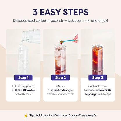 Coffee Concentrate - Limited Release Flavors - Cold Brew Coffee, Perfect for Hot or Iced Instant Coffees, Hot Drinks, Cold Brew Concentrate, 35 Servings - White Chocolate Mocha