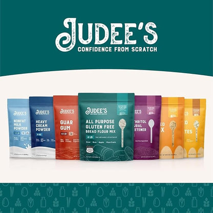 Judee's Gluten Free Complete Meringue Powder Mix Bulk 10 lb - Great for Baking and Decorating - No Preservatives - Gluten-Free and Nut-Free - Make Meringue Cookies, Pies, Frosting, and Royal Icing
