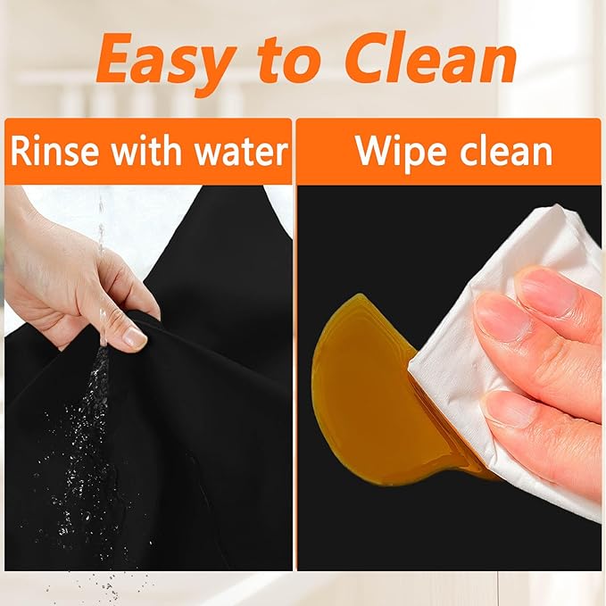 47.3''x23.6''(120cmx60cm) Extra Large Silicone Mat for Kitchen Counter, Heat Resistant Countertop Protector, Non-Slip Waterproof Kitchen Island Mat, Easy to Clean, Semitransparent