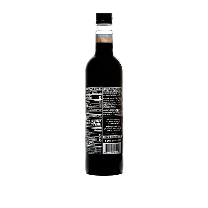 DaVinci Gourmet Sugar-Free Chocolate Syrup, 25.4 Fluid Ounces (Pack of 4)