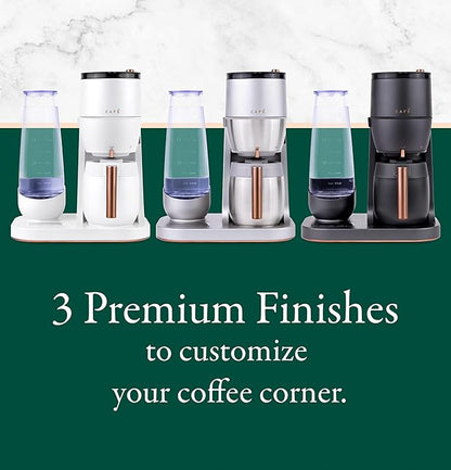 Café Specialty Grind and Brew Coffee Maker, Single-Serve Option, 10-Cup Thermal Carafe, WiFi Enabled Technology, Smart Home Kitchen Essentials, SCA Certified, Barista-Quality Brew, Matte Black
