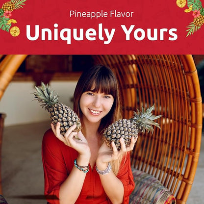 Fanale Premium Flavoring Concentrated Syrup for Bubble Tea 11 lb | Pineapple Flavor Syrup | for Boba Tea, Smoothies, Slushes, Desserts | 11lb | Pack of 4 | SRP100-CS
