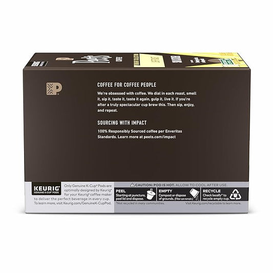 Peet's Coffee, Light Roast K-Cup Coffee Pods for Keurig Coffee Machines - Sun Catcher, 10 Count (1 Box of 10 K Cups)