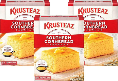 Krusteaz Southern Cornbread & Muffin Mix 11.5 Ounce (Pack of 3)