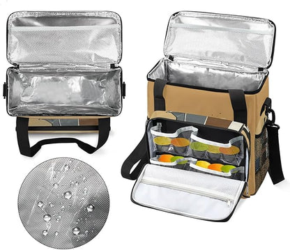 Travel Coffee Maker Carrying Bag Compatible with Keurig K-Mini or K-Mini Plus, Single Serve Coffee Maker Portable Storage Bag with Shoulder Strap(Bag Only)