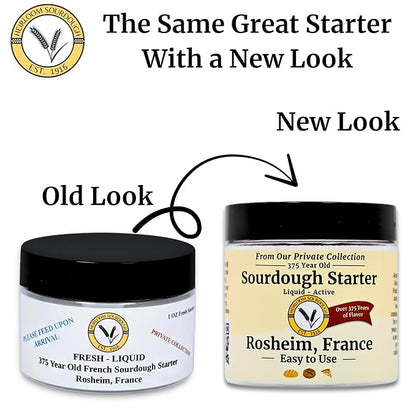 375 Year Old French Sourdough Starter | Heirloom Sourdough's Private Collection | Easy to follow instructions | Includes detailed instructions and recipe |