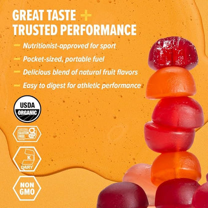 Honey Stinger Organic Energy Chew Variety Pack, 4 Pack Each of Fruit Smoothie, Citrus Splash and Pink Lemonade, Gluten Free & Caffeine Free, Energy Chews for Exercise, Endurance and Performance