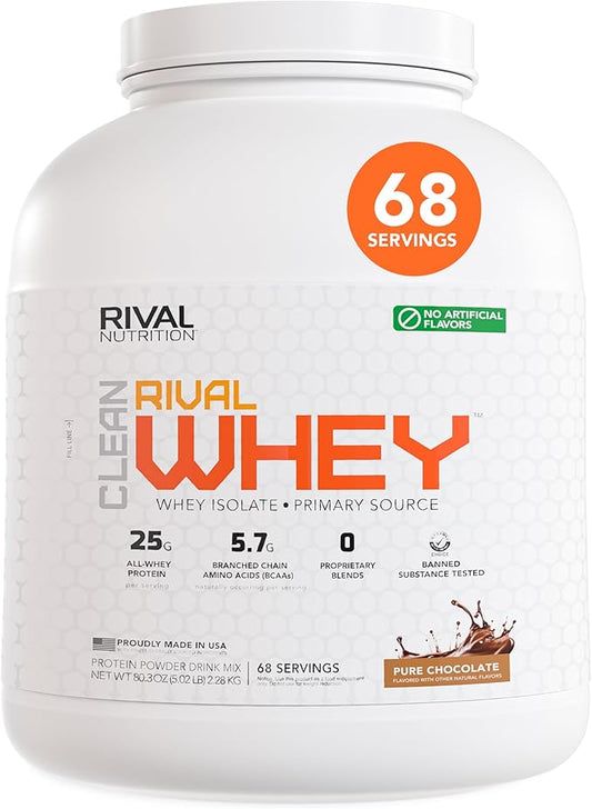 Naturally Flavored Rival Whey - Pure Chocolate - 5lb