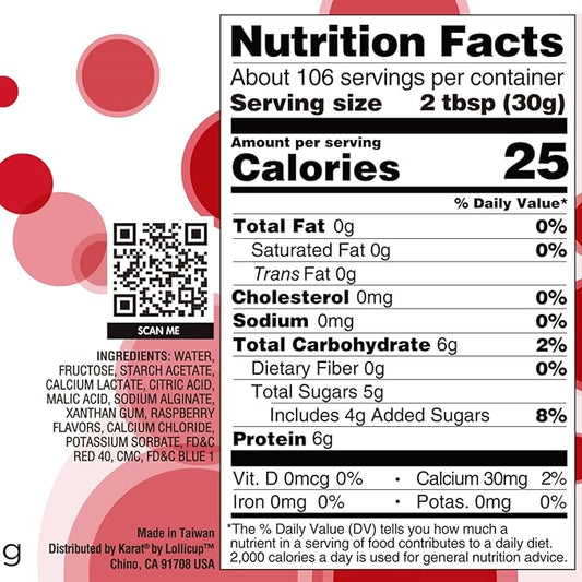 Tea Zone [7 Pounds] Raspberry Popping Pearls for Boba Tea Beverages, Sweets, Ice Cream Topping | B2063