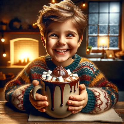 Kiri & Sons Hot Chocolate Bombs,Set of 6-2 Flavors White & Red Swirl Design Caramel & Fudge Brownie Candy Chocolates,Delicious Cocoa Melts Filled Marshmallows,Gift Melting Marshmallow Delicious Gifts